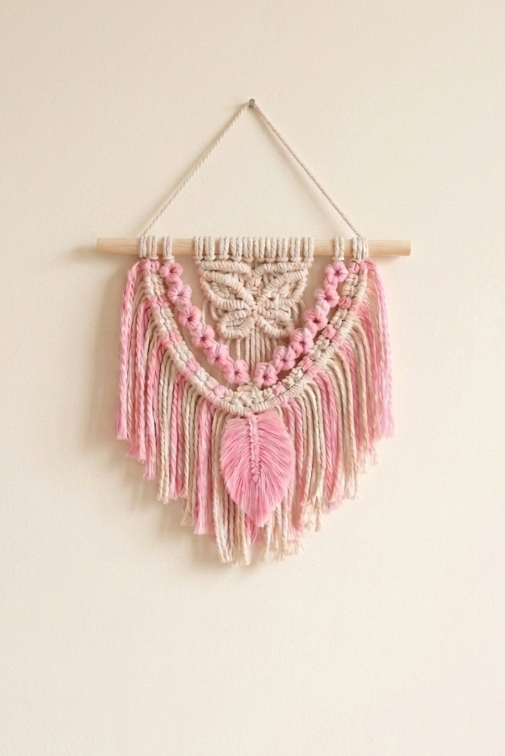 Butterfly Pink Wall Hanging
