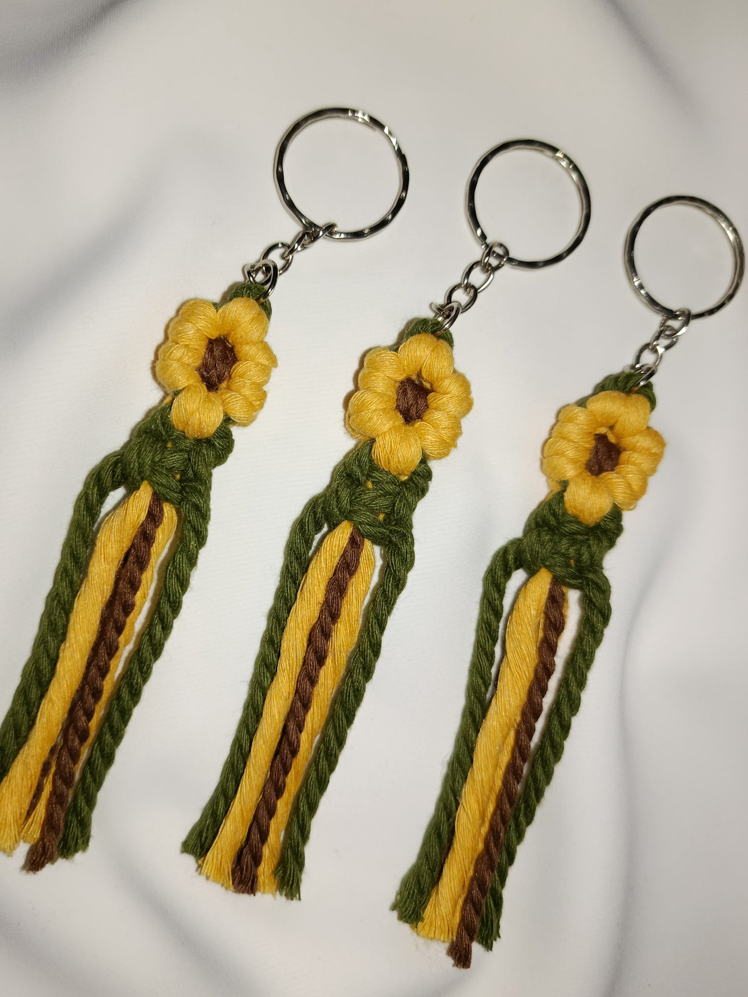 Sunflower Keychain