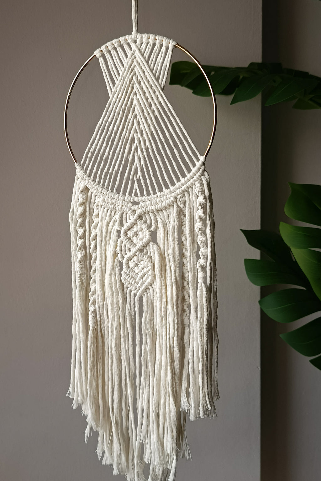 Macrame dreamcatcher