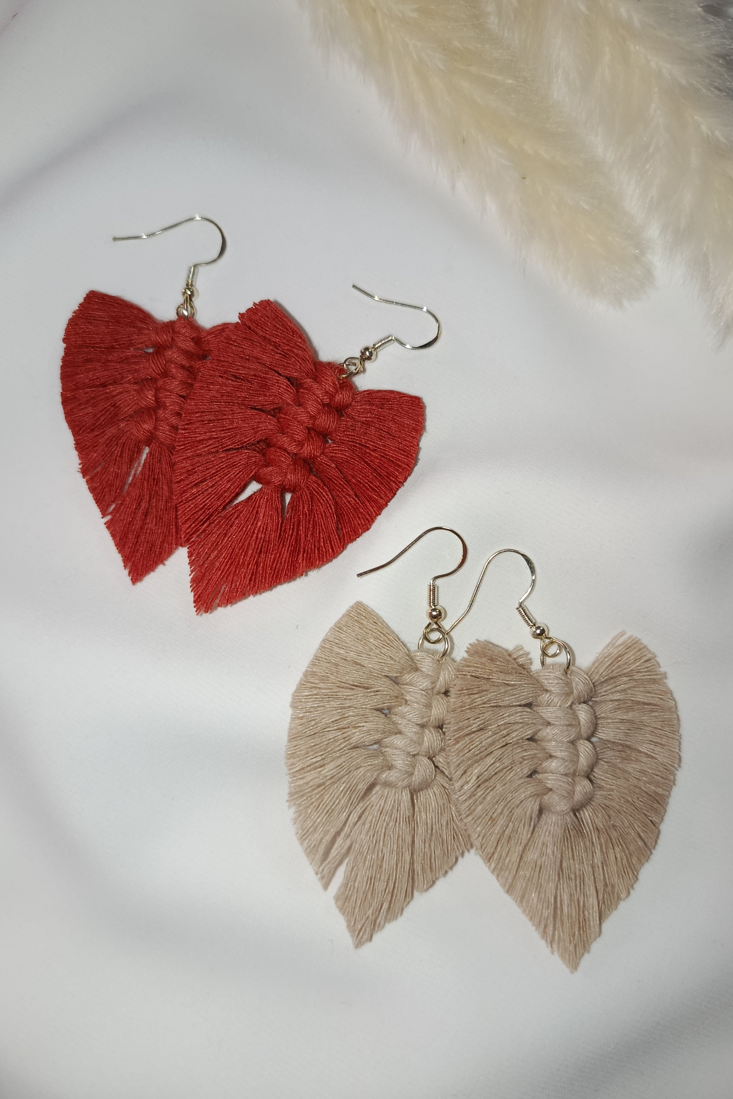 Feather earrings