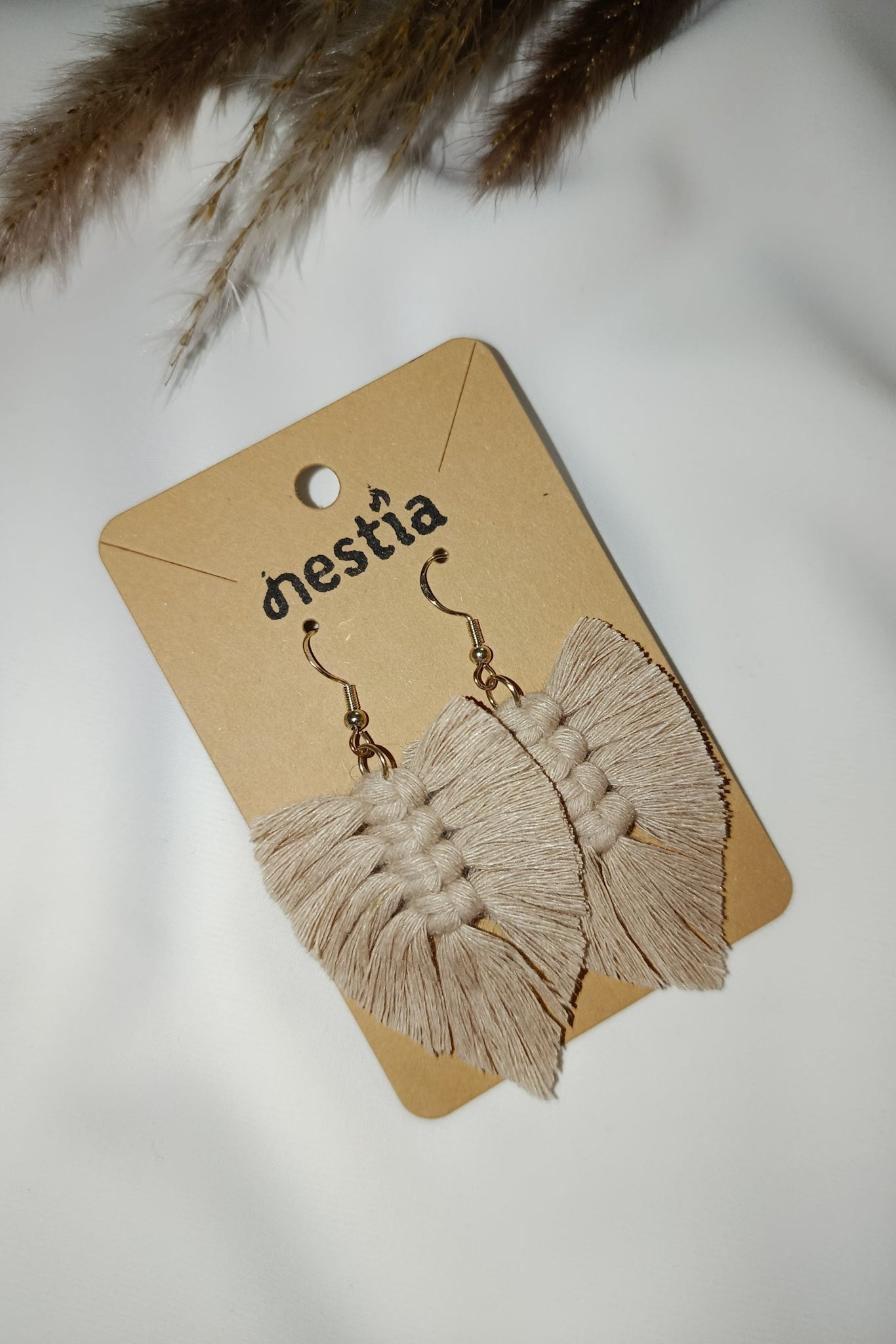Feather earrings