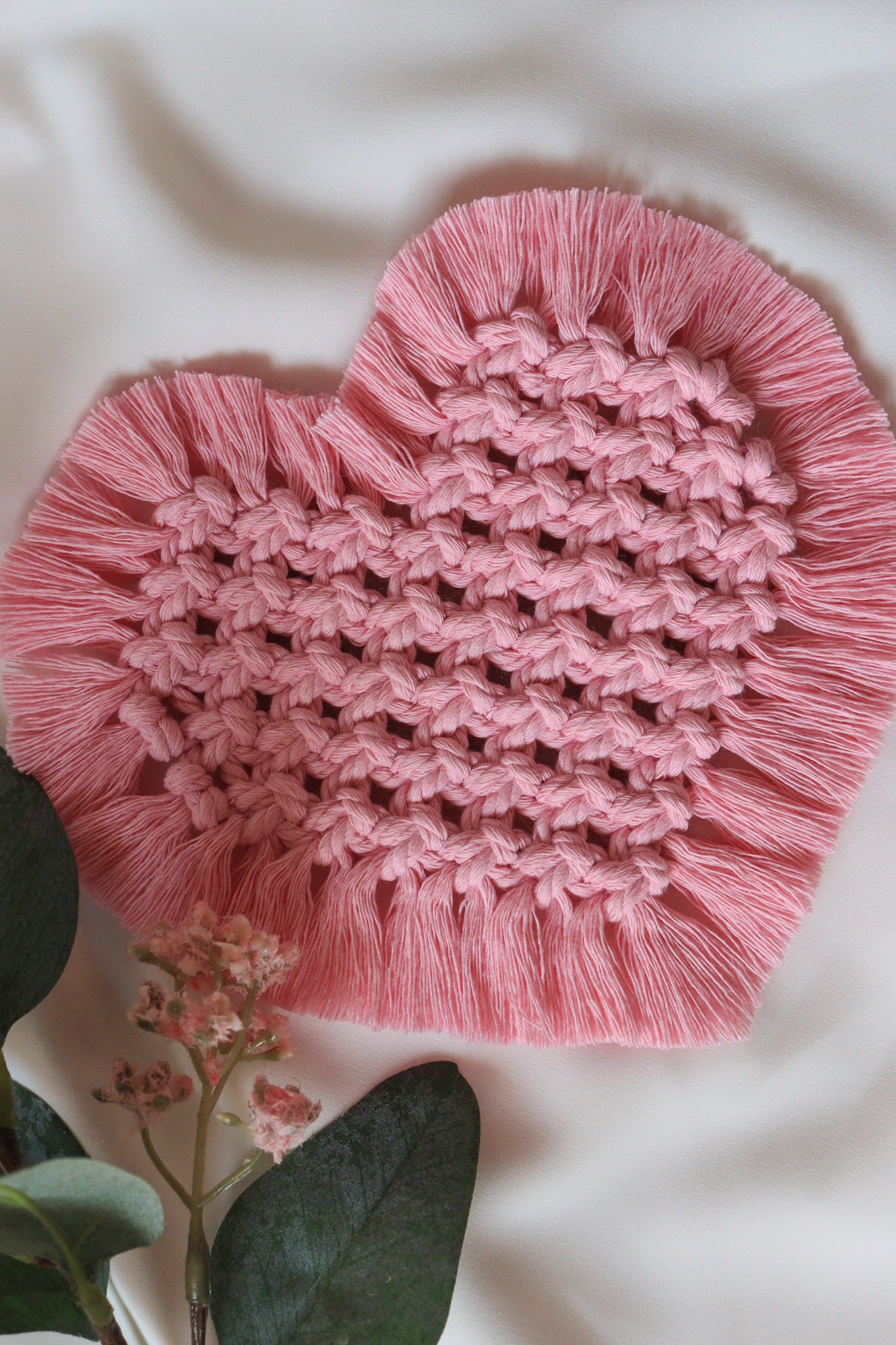 Pink Heard Coaster